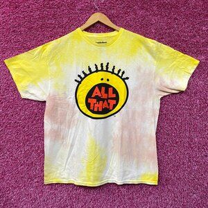 Nickelodeon Tie dye All that Tv Show Promo tie dye Tshirt size extra large